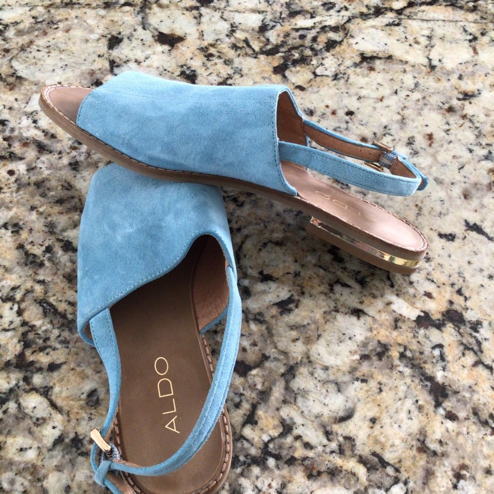 Aldo Blue Suede sandals